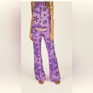 Lavender Tiger Print Pant